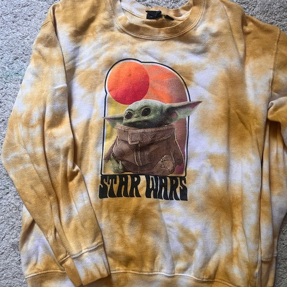 Star Wars Baby Yoda / Grogu Sweater Tie Dye - Picture 2 of 3